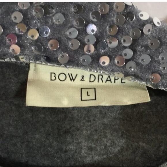 NWT Say you’ll be wine sequin beaded sweatshirt - Picture 5 of 9